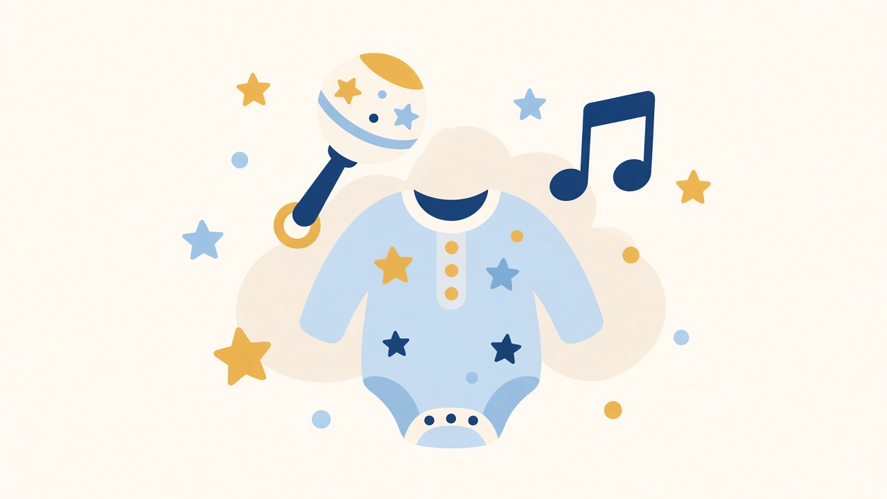 New baby & christening occasion illustration