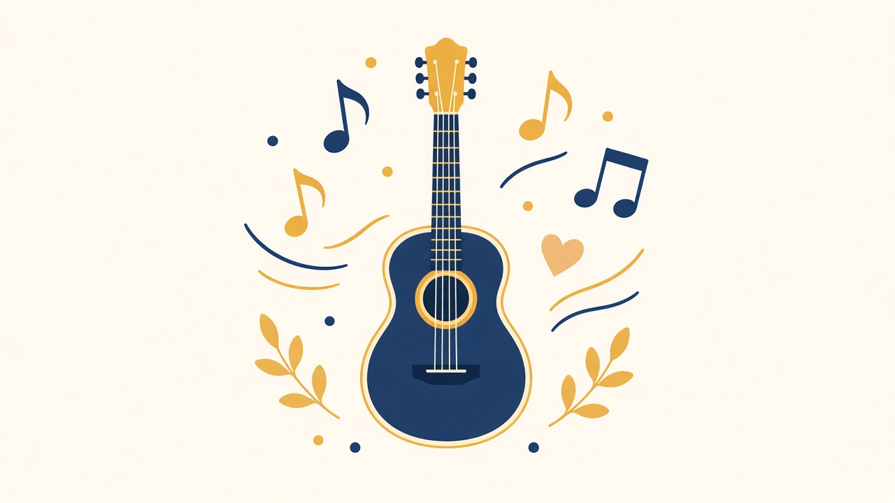 Acoustic ballad style illustration